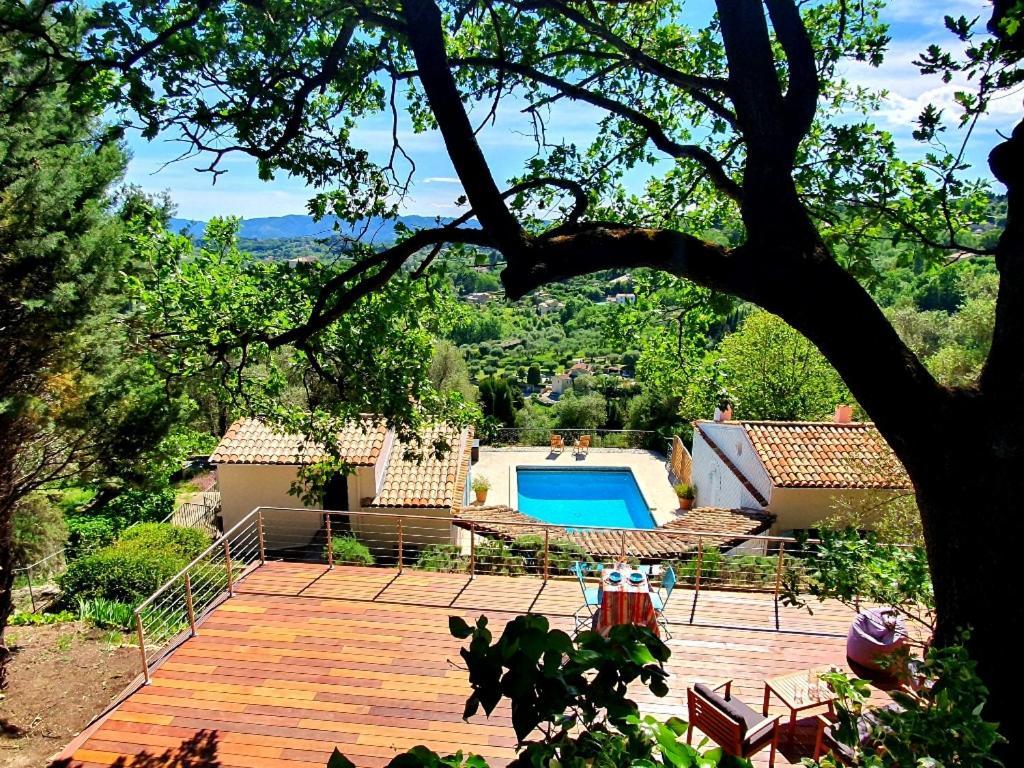 Apartment Picasso In Large Park With Heated Pool Chateauneuf-Grasse Dış mekan fotoğraf