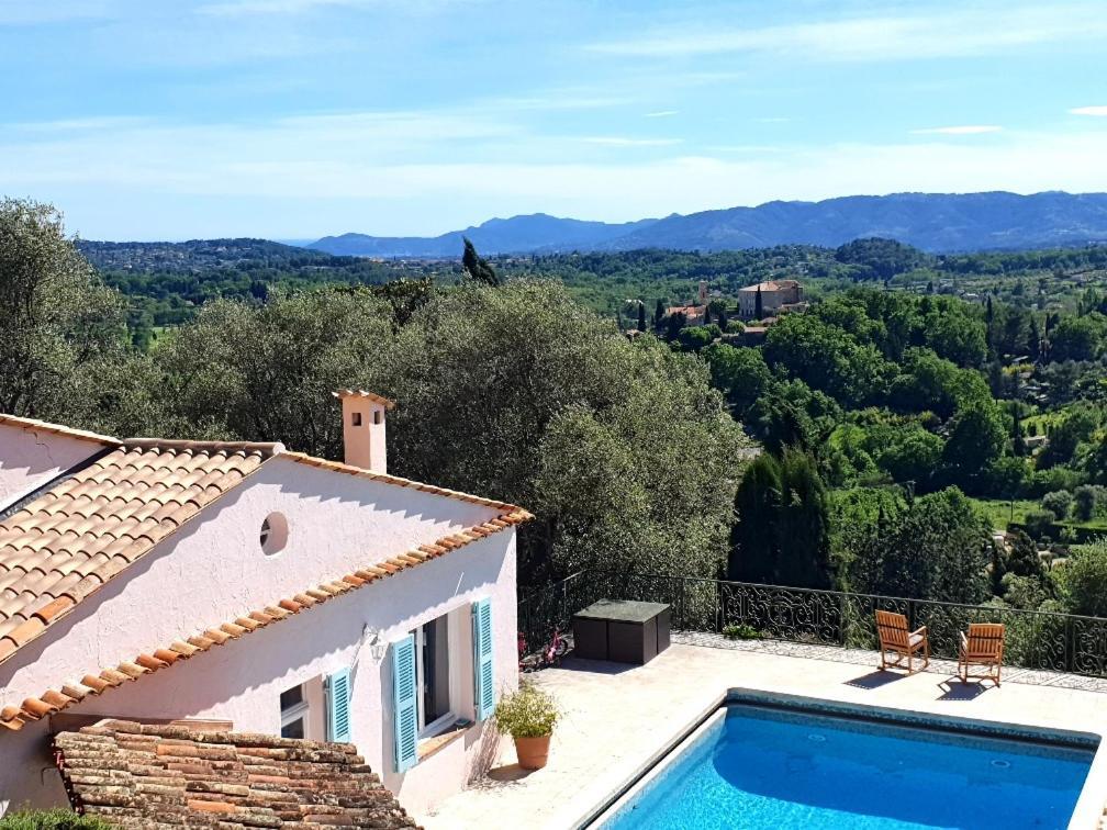 Apartment Picasso In Large Park With Heated Pool Chateauneuf-Grasse Dış mekan fotoğraf