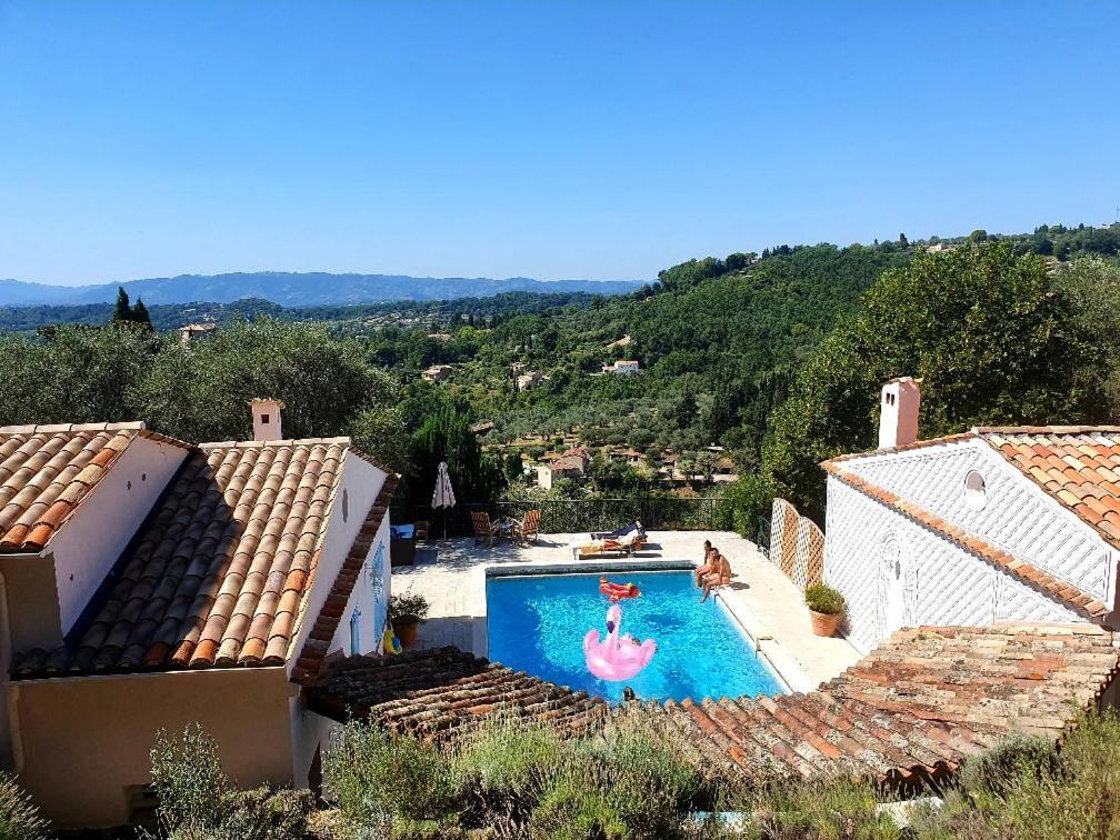 Apartment Picasso In Large Park With Heated Pool Chateauneuf-Grasse Dış mekan fotoğraf